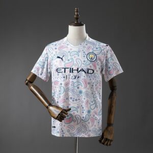 Manchester City 20_21 Third Away Retro Jersey – Replica Football Soccer Shirt –