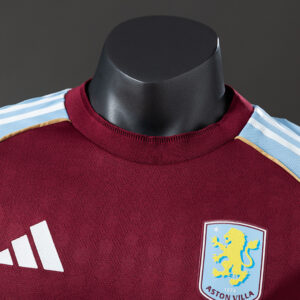 Aston Villa 25/26 Player Version Home Jersey – Replica Football Soccer Shirt – S