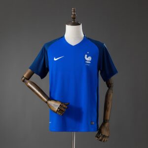 France 2016 Home Retro Jersey – Replica Football Soccer Shirt – S–XXL