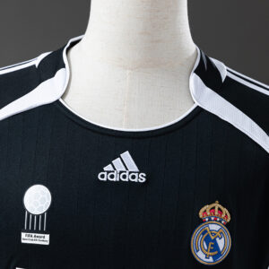 Real Madrid 2006/07 Second Away Long Sleeve Retro Jersey – Vintage Replica Footb