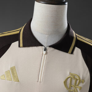 Flamengo 26/27 Training POLO – Apricot Jersey – Replica Football Soccer Shirt –