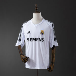 Real Madrid 2005/06 Home Retro Jersey – Vintage Replica Football Soccer Shirt –