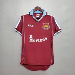 99/01 West Ham United Home Retro Jersey – Vintage Replica Football Soccer Shirt