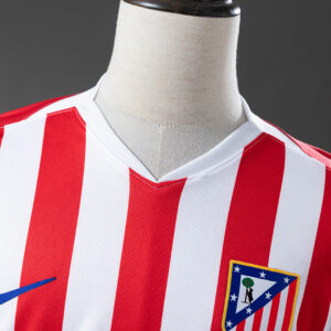 Atletico Madrid 2025/26 Home Long Sleeve Jersey – Replica Football Soccer Shirt