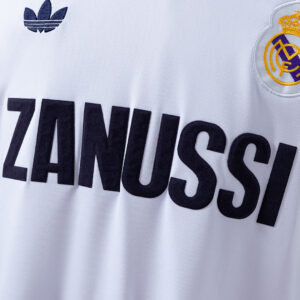 Real Madrid 1984/85 Home Retro Jersey – Vintage Replica Football Soccer Shirt –
