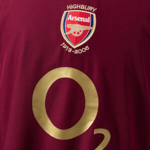 Arsenal 2005/06 Home Long Sleeve Retro Jersey – Classic Football Shirt – S–XXL