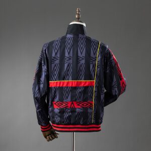 M-U 92_94 Retro Windbreaker - Black – Replica Football Soccer Shirt – S–XXL