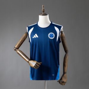 Cruzeiro 26/27 Training – Dark Blue Vest Jersey – Replica Football Soccer Shirt