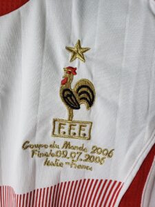 2006 France Home Retro Jersey – White – Short-Sleeved – Replica – S-XXL