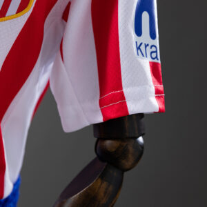 Atletico Madrid 25/26 Home Kids Kit Jersey – Replica Football Soccer Shirt – Siz