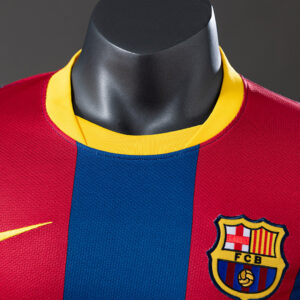 Barcelona 2010/11 Home Long Sleeve Player Version Retro Jersey – Vintage Replica