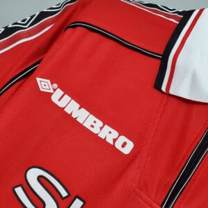 1998/99 Manchester United Home Short Sleeve Retro Replica S-XXL