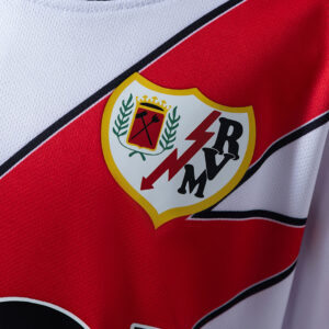Rayo Vallecano 25/26 Home kids kit Jersey – Replica Football Soccer Shirt – Size