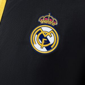 Real Madrid 25/26 Windbreaker – Black – Replica Football Soccer Jacket – S–3XL
