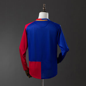 Barcelona 2008/09 Home Long Sleeve Retro Jersey – Vintage Replica Football Socce