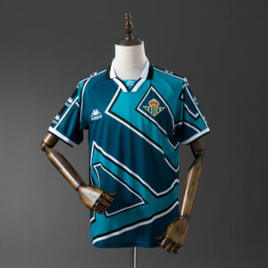 Real Betis 1995/97 Away Retro Jersey – Vintage Replica Football Soccer Shirt – S