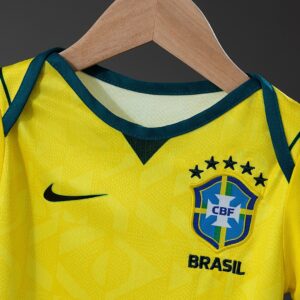 Brazil 26_27 Baby Home Jersey – Replica Football Soccer Shirt – Size 9–12