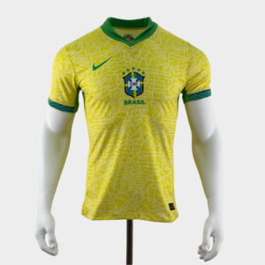 Brazil 2024 Home Player Version Jersey – South American Cup Edition – S–3X