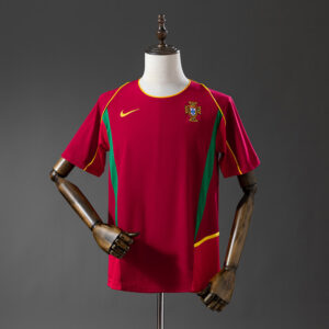Portugal 2002 Home Retro Jersey – Vintage Replica Football Soccer Shirt – S–XXL