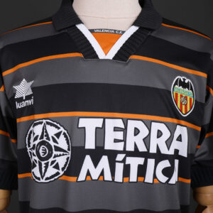 Valencia 1999/00 Second Away Retro Jersey – Vintage Replica Football Soccer Shir