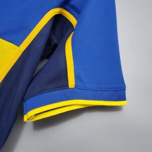 2002 Boca Juniors Home Retro Jersey – Vintage Replica Football Soccer Shirt – S-