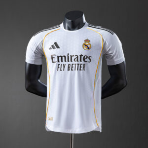 Real Madrid 25/26 Home Player Version Jersey – Replica Football Shirt – S–XXXL
