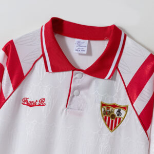 Retro Sevilla 1992/93 Home Jersey – Vintage Replica Football Soccer Shirt – Size