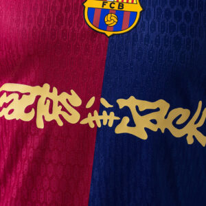 Barcelona 24/25 Home x Travis Scott Player Version Jersey – Replica Football Soc