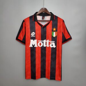 93/94 AC Milan Home Retro Jersey – Vintage Replica Football Soccer Shirt – S-XXL