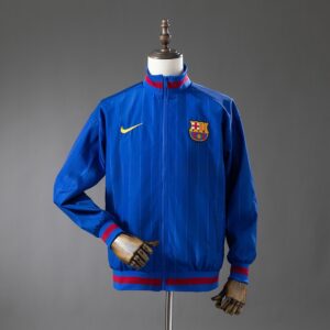 Barcelona 25_26 Team Anthem Windbreaker - Blue – Replica Football Soccer Shirt –