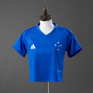 Cruzeiro 26_27 Home Women's Crop Top Style – Replica Football Soccer Shirt – S–X
