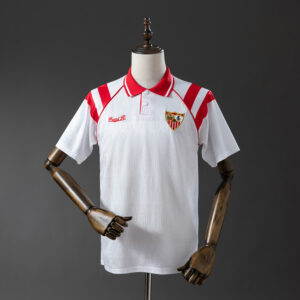 Sevilla 1992/93 Home Retro Jersey – Vintage Replica Football Soccer Shirt – Size