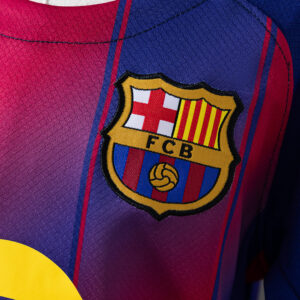 Barcelona 25/26 Home Kids Kit Jersey – Replica Football Soccer Shirt – Size 16–2