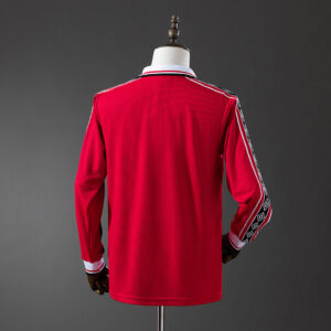 Manchester United 1998/99 Home Long Sleeve Retro Jersey – Classic Football Shirt