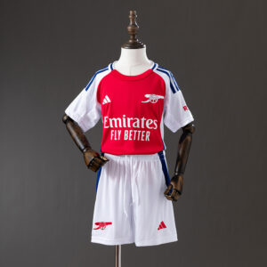Arsenal 24/25 Home Kids Fan Version Kit – Replica Football Shirt – Size 16–28