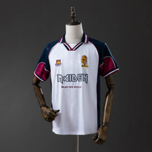 West Ham United 1999 Away (Iron Lady) Retro Jersey – Classic Football Shirt – S–