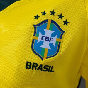 Brazil 2026 Home Women's Crop Top Style Jersey – Replica Football Soccer Shirt –