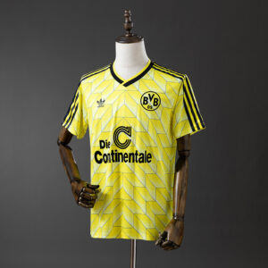 Borussia Dortmund 1988 Home Retro Jersey – Vintage Replica Football Soccer Shirt
