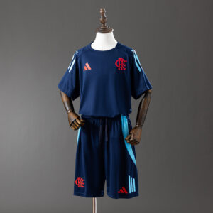 Flamengo 25/26 Navy Blue Training Suit Kids Fan Version Kit – Replica Football S