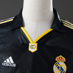 Real Madrid 1999/01 Away Long Sleeve Retro Jersey – Vintage Replica Football Soc