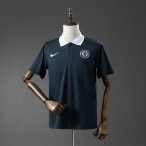 Chelsea 25_26 POLO - Dark Grey – Replica Football Soccer Shirt – S–XXL