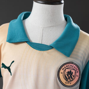 Manchester City 24/25 Fourth Away Kids Kit Jersey – Replica Football Soccer Shir