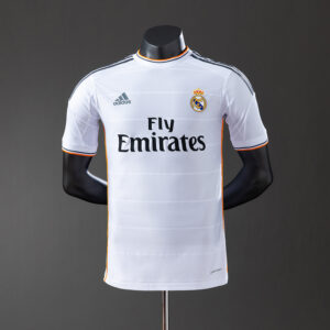 Real Madrid 2013/14 Home Player Version Retro Jersey – Vintage Replica Football