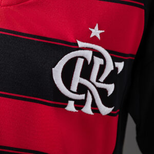 Flamengo 25/26 Home Kids Kit Jersey – Replica Football Soccer Shirt – Size 16–28