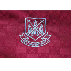 West Ham United 1989/90 Home Retro Jersey – Classic Football Shirt – S–XXL