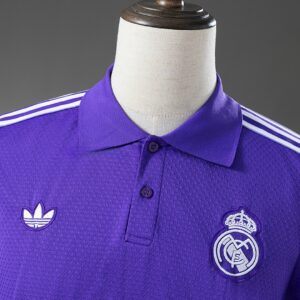 Real Madrid 25_26 POLO - Purple – Replica Football Soccer Shirt – S–XXL