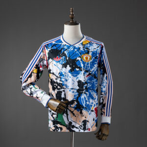 M-U 25_26 Originals Stone Roses Long-Sleeve Jersey – Replica Football Soccer Shi