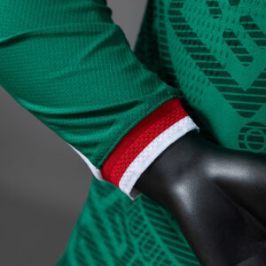 Mexico 2026 Home Long Sleeve Player Version Jersey – Replica Football Shirt – S–