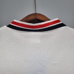 1985 Manchester United White Retro Jersey – Vintage Replica Football Soccer Shir