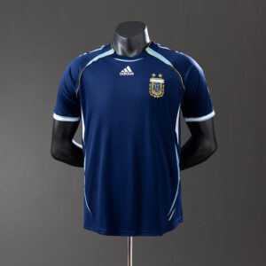 Argentina 2006 Away Retro Player Jersey – Vintage Replica Football Shirt – S–3XL